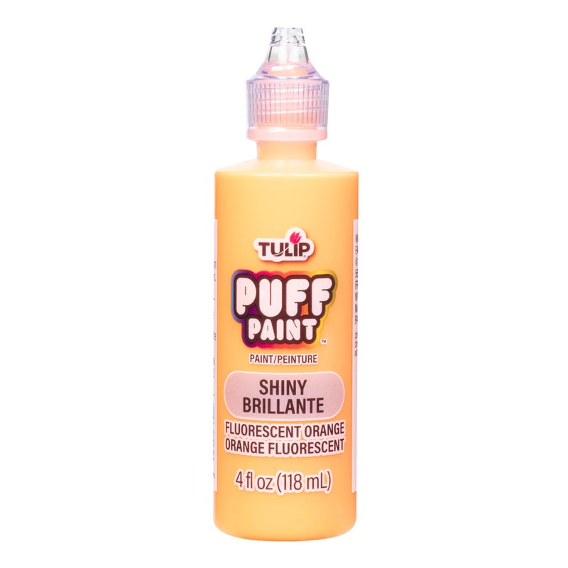 TULIP Dimensional Paint, Neon Orange 4 Fl Oz - Image 1